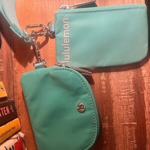 Lululemon Athletica Aqua Wallet Set